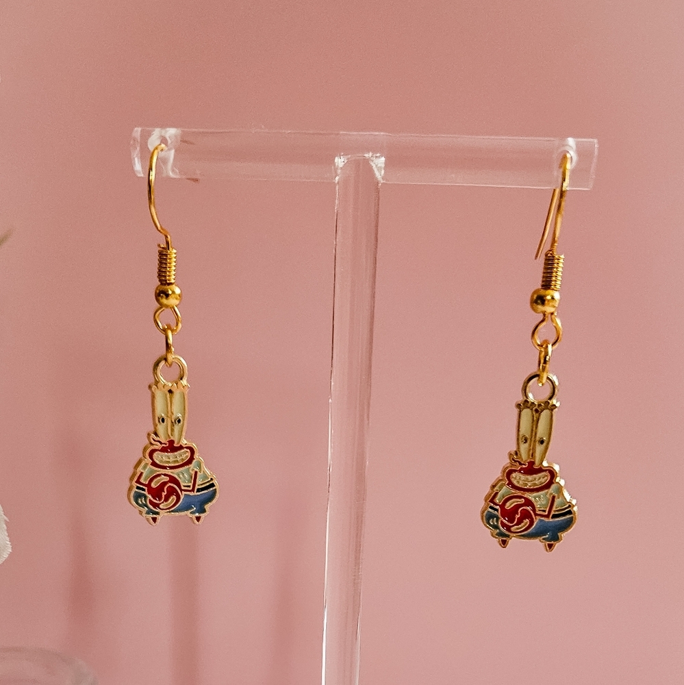 Mr Krabs Earrings